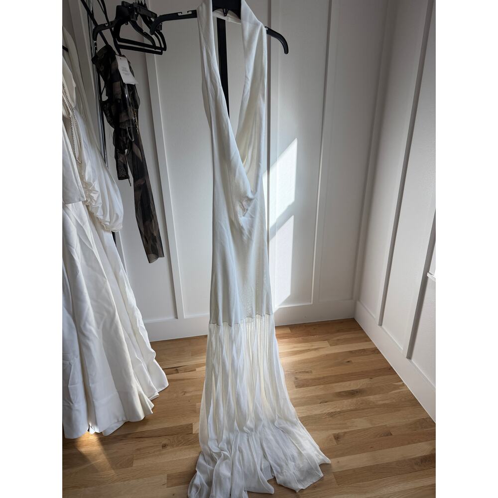 Helsa Jazzlyn Maxi Knit Dress in Ivory - Picture 6 of 12